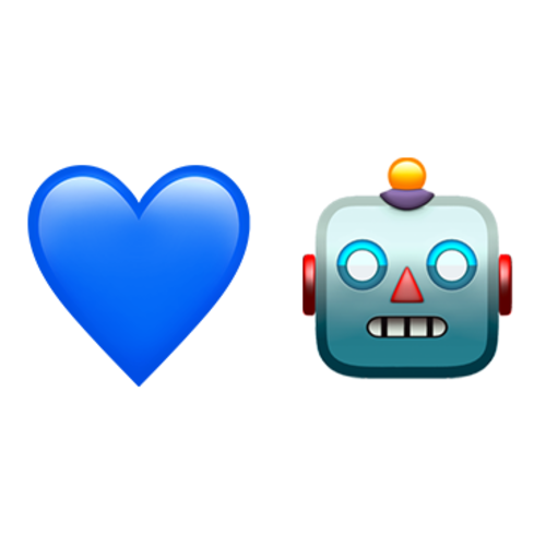 💙🤖 Emoji Domain iOS rendering